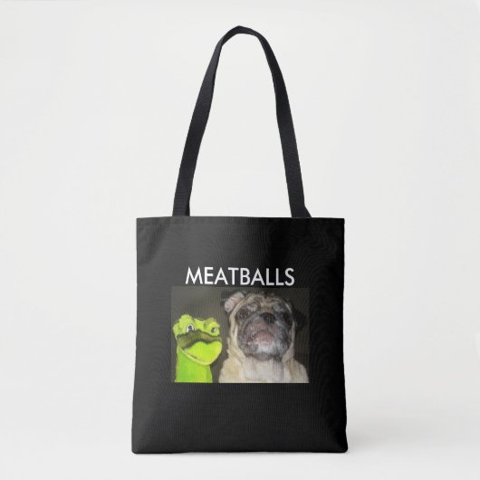 FLEISCHKLÖSCHEN TASCHE (Vorderseite)