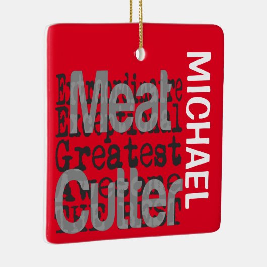 Fleischkutter Extraordinaire CUSTOM Keramikornament (Rechts)