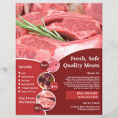 Fleischladen | Butcher Shop Flyer (Vorderseite)