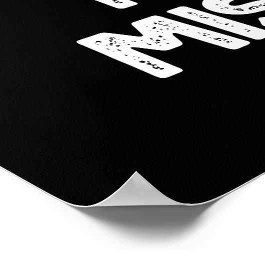 Fleischliebhaber machen keine Mis-Steaks zum Fress Poster (Ecke)