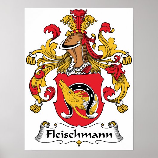 Fleischmann Familienwappen Poster (Vorne)