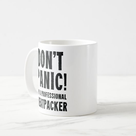 Fleischpacker Kaffeetasse (Vorderseite Links)