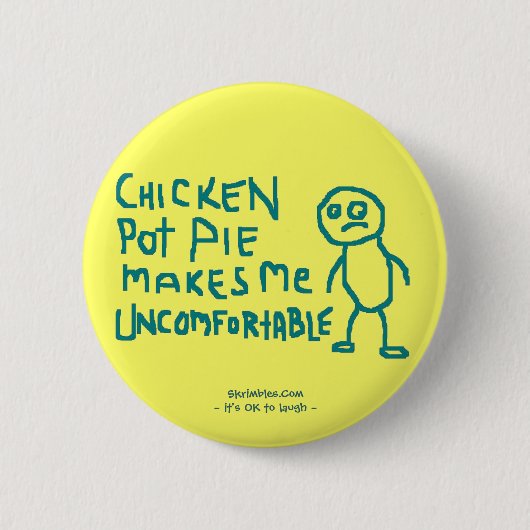 Fleischpastete-Knopf Button (Vorderseite)