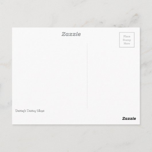 Fleischpostkarte Postkarte (Rückseite)