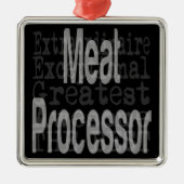 Fleischprozessor Ornament Aus Metall (Vorne)