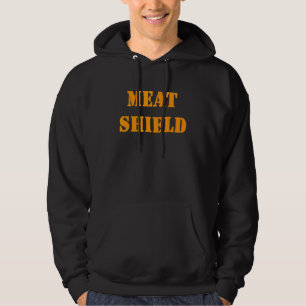 Fleischschild-Gamememe für Alpha-Spieler 6 Hoodie