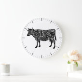 Fleischschnitt aus Butler-Diagramm Große Wanduhr (Zuhause)