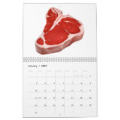 Fleischschnitt - Emoji Kalender (Jan 2027)