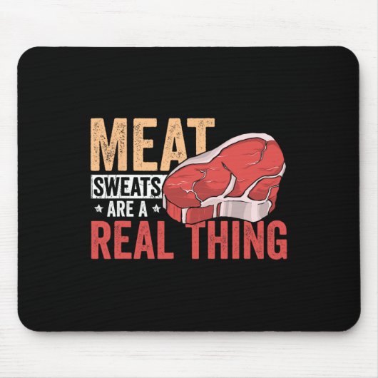 Fleischschweiß Ist Ein Tatsächliches Phänomen Bbq Mousepad (Vorne)