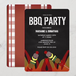 Fleischspieße BBQ Flammen Kochen Aus Party-Einladu Einladung