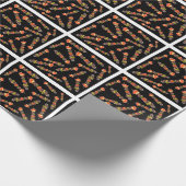 Fleischspießmuster Geschenkpapier (Ecke)