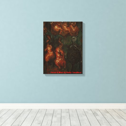 Fleischstücke Leinwanddruck (Insitu (Holzboden))