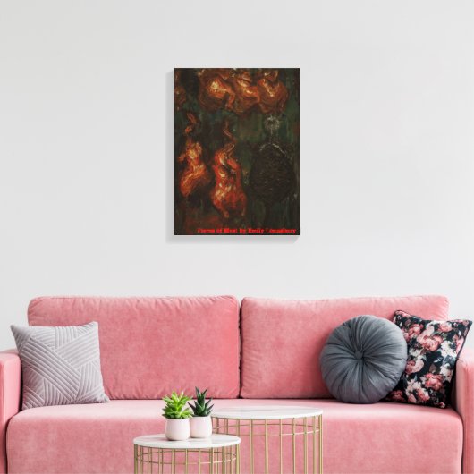 Fleischstücke Leinwanddruck (Insitu (Wohnzimmer))