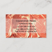 Fleischverteiler-Visitenkarten Visitenkarte (Vorderseite)