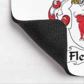 Fleisher Familienwappen Mousepad (Ecke)
