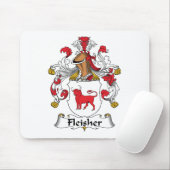 Fleisher Familienwappen Mousepad (Mit Mouse)