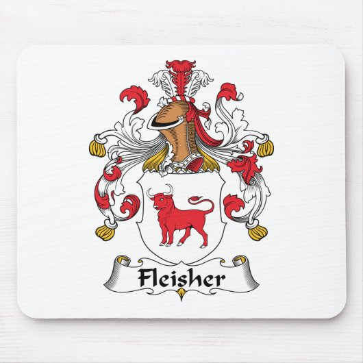 Fleisher Familienwappen Mousepad (Vorne)