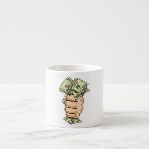 Fleißig Arbeiten, Mehr Verdienen – Geld Tasse