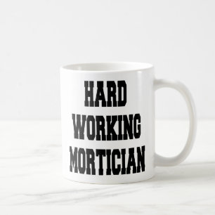 fleißig arbeitende Mortiker Kaffeetasse