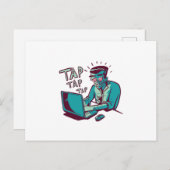 fleißig postkarte (Vorne/Hinten)