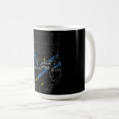 Fleißig sein – Arbeitsethik Gym Motivation Kaffeetasse (VorderseiteRechts)