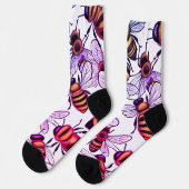 Fleißig wie eine Biene Socken (Linkes Detail)