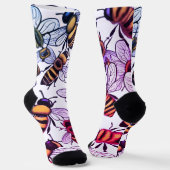 Fleißig wie eine Biene Socken (Gewinkelt)