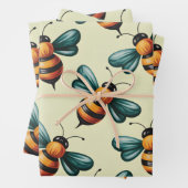 Fleißige Biene Geschenkpapier Set (Beispiel)