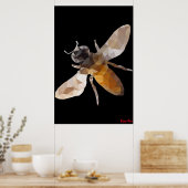 Fleißige Biene Poster (Küche)