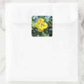 Fleißige Biene Quadratischer Aufkleber (Tasche)