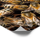 Fleißige Bienen Poster (Ecke)