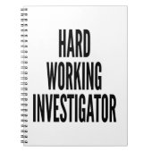 fleißige Ermittlerin Notizblock (Vorderseite)