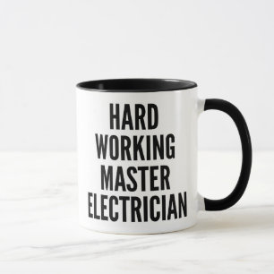 fleißige Master Electrical Tasse