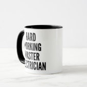 fleißige Master Electrical Tasse (Vorderseite Links)