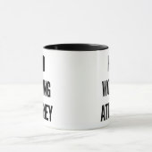 fleißiger Anwalt Tasse (Zentrum)
