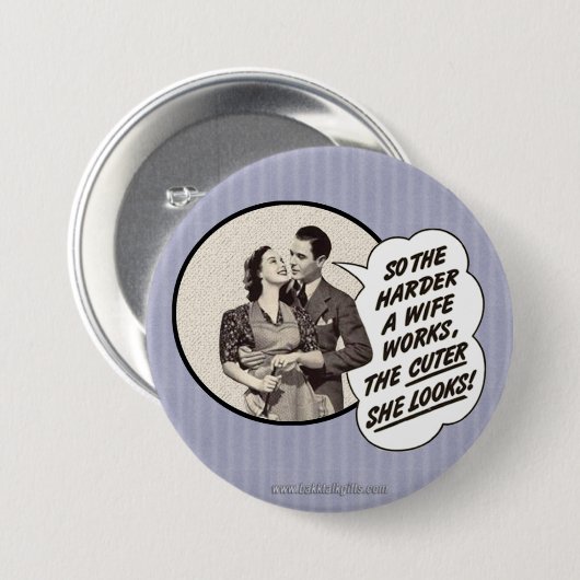 Fleißiger Arbeiter… Button (Vorne & Hinten)