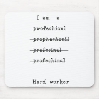 Fleißiger Arbeiter Mousepad