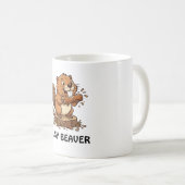 Fleißiger Biber Kaffeetasse (VorderseiteRechts)