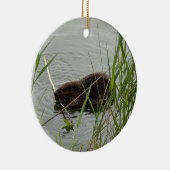 Fleißiger Biber Keramik Ornament (Rechts)