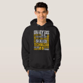 Fleißiger Dialysetechniker Nephrologie-Tech Hoodie (Vorne ganz)