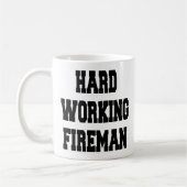 fleißiger Feuerwehrmann Kaffeetasse (Links)