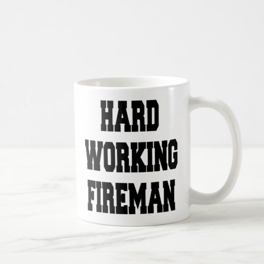 fleißiger Feuerwehrmann Kaffeetasse (Rechts)