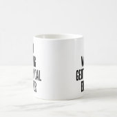 Fleißiger Geotechnik-Ingenieur Kaffeetasse (Mittel)
