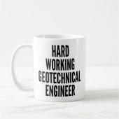 Fleißiger Geotechnik-Ingenieur Kaffeetasse (Links)