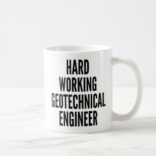 Fleißiger Geotechnik-Ingenieur Kaffeetasse