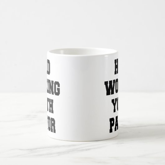 fleißiger Jugendpastor Kaffeetasse (Mittel)