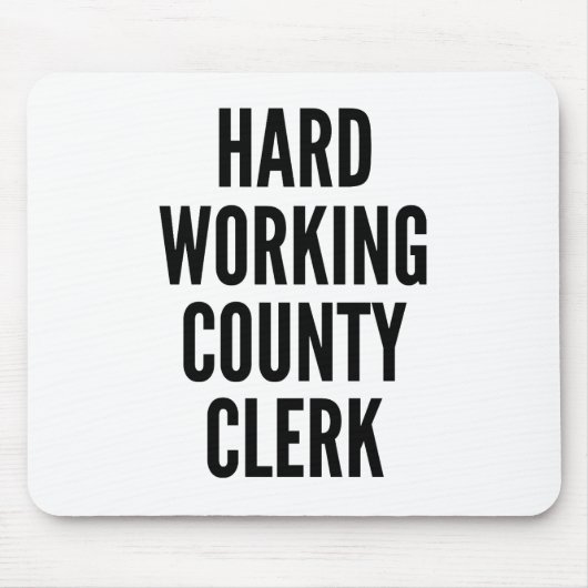 fleißiger Landkreis Mousepad (Vorne)