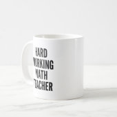 fleißiger Mathematiklehrer Kaffeetasse (Vorderseite Links)