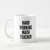fleißiger Mathematiklehrer Kaffeetasse (Links)