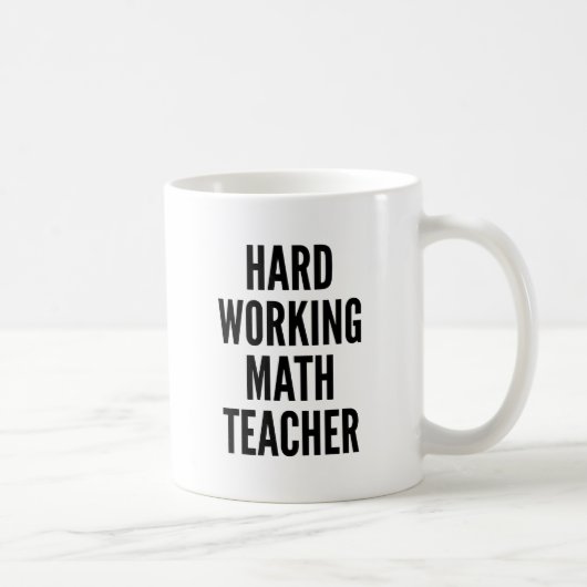 fleißiger Mathematiklehrer Kaffeetasse (Rechts)